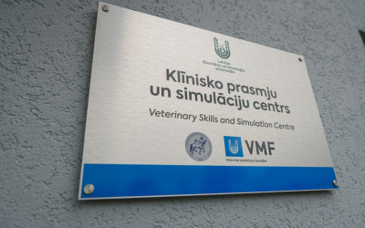 LBTU Veterinārmedicīnas fakultātē atklāts Klīnisko prasmju un simulāciju centrs