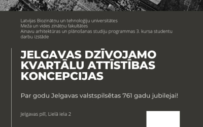 Studenti piedāvā savu redzējumu par Jelgavas dzīvojamo kvartālu attīstību